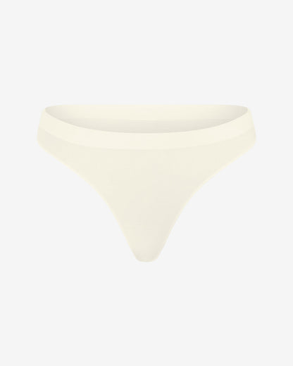 Seamless Bamboo Thong | Vanilla