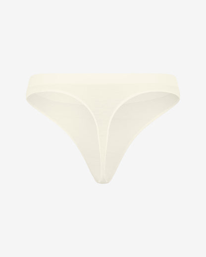 Seamless Bamboo Thong | Vanilla