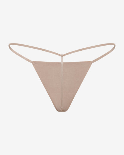 Seamless Bamboo T-String | Sand