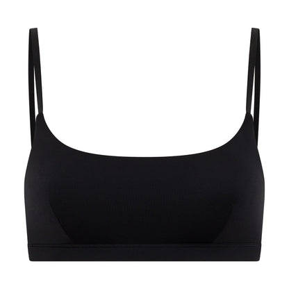 Scoop Neck Bralette | Black