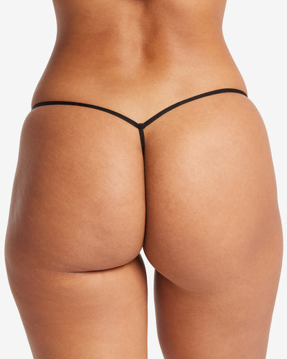 Seamless Bamboo T-String | Black