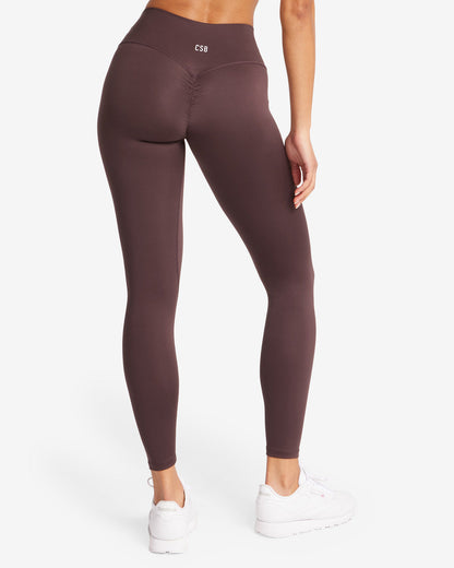 Serenity Scrunch Leggings | Espresso