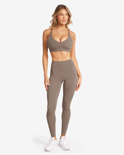 Fade Scrunch Leggings | Mocha