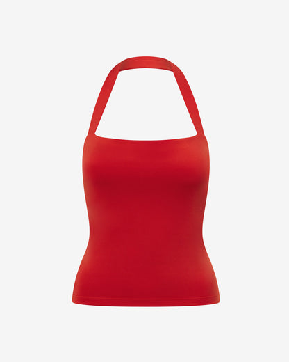 Serenity Halle Halter Tank | Chilli